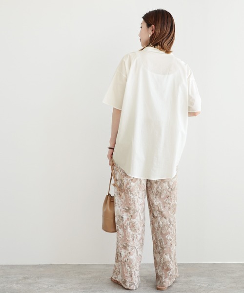 reca（レカ）の「フロントピンタックバンドカラーシャツ（シャツ/ブラウス・レディース・パープル系その他/パープル系その他2/ブルー系その他/オフホワイト・M）」の16枚目の写真