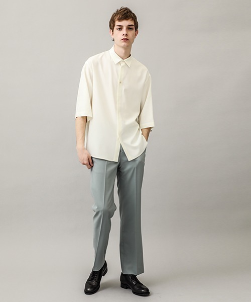 CULLNI（クルニ）の「【CULLNI】EX.SCARF SS SH（シャツ/ブラウス・メンズ・ホワイト/グリーン/ネイビー/ブルー・1/2）」の15枚目の写真
