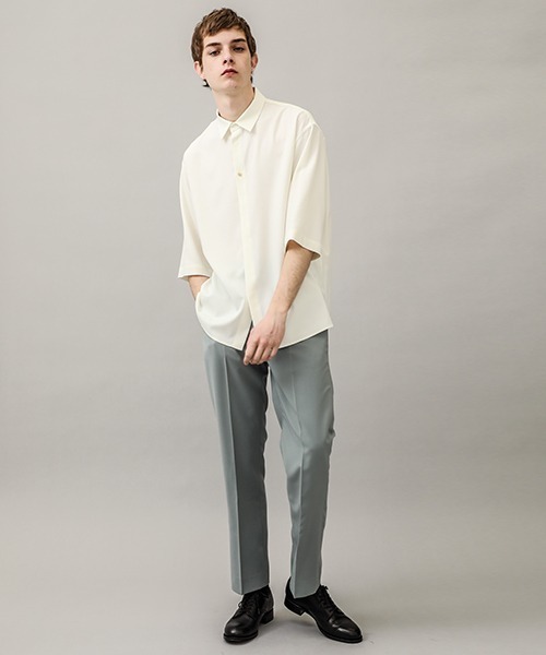 CULLNI（クルニ）の「【CULLNI】EX.SCARF SS SH（シャツ/ブラウス・メンズ・ホワイト/グリーン/ネイビー/ブルー・1/2）」の17枚目の写真