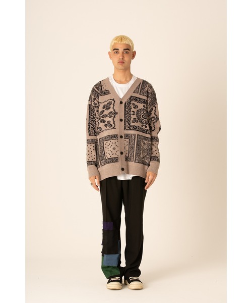 ADANS（アダンス）の「ADANS/アダンス/バンダナパッチスラックス/BANDANA PATCH SLACKS（スラックス・メンズ・ブラック・SMALL/MEDIUM/LARGE）」の10枚目の写真