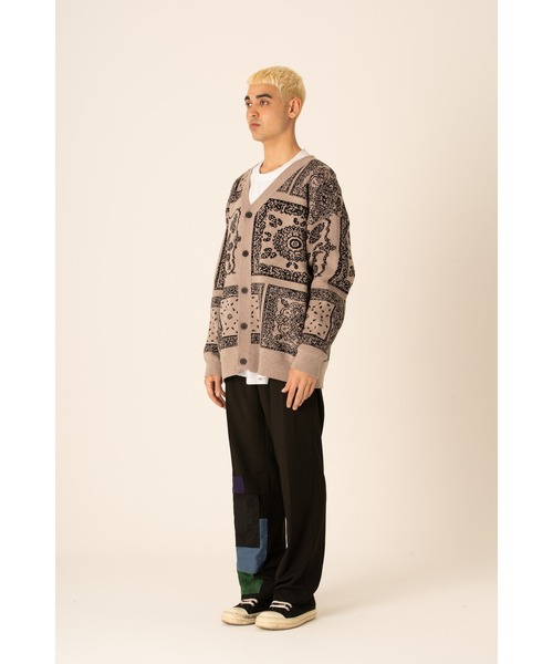 ADANS（アダンス）の「ADANS/アダンス/バンダナパッチスラックス/BANDANA PATCH SLACKS（スラックス・メンズ・ブラック・SMALL/MEDIUM/LARGE）」の8枚目の写真