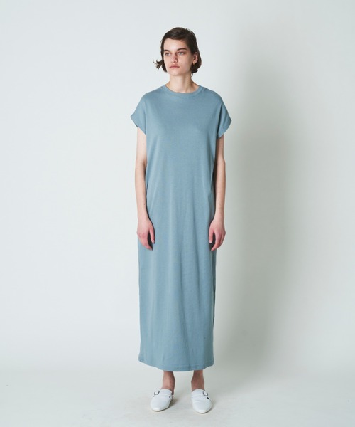 N.O.R.C by the line（ノークバイザライン）の「フライスワンピ―ス（ワンピース・レディース・ブラック/グリーン/アイボリー/グレイッシュベージュ・S/M/L/XS）」の4枚目の写真