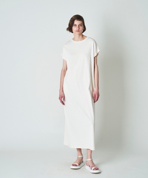 N.O.R.C by the line（ノークバイザライン）の「フライスワンピ―ス（ワンピース・レディース・ブラック/グリーン/アイボリー/グレイッシュベージュ・S/M/L/XS）」の2枚目の写真