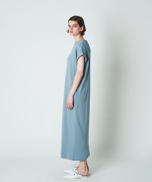 N.O.R.C by the line（ノークバイザライン）の「フライスワンピ―ス（ワンピース・レディース・ブラック/グリーン/アイボリー/グレイッシュベージュ・S/M/L/XS）」の15枚目の写真