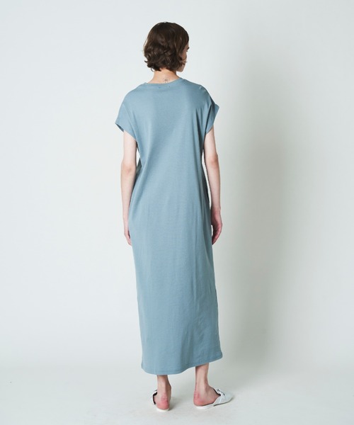 N.O.R.C by the line（ノークバイザライン）の「フライスワンピ―ス（ワンピース・レディース・ブラック/グリーン/アイボリー/グレイッシュベージュ・S/M/L/XS）」の16枚目の写真