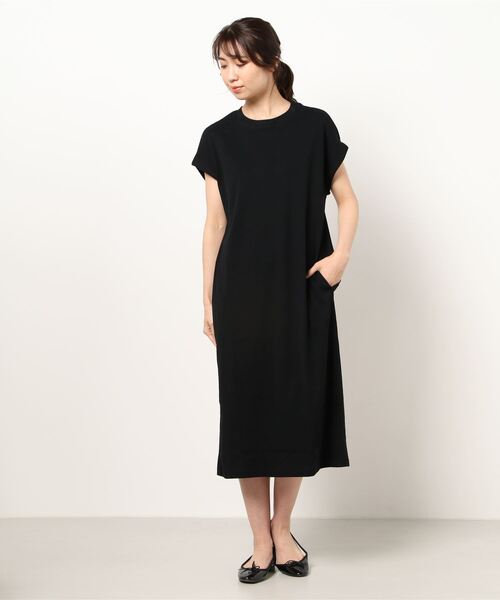 N.O.R.C by the line（ノークバイザライン）の「フライスワンピ―ス（ワンピース・レディース・ブラック/グリーン/アイボリー/グレイッシュベージュ・S/M/L/XS）」の22枚目の写真