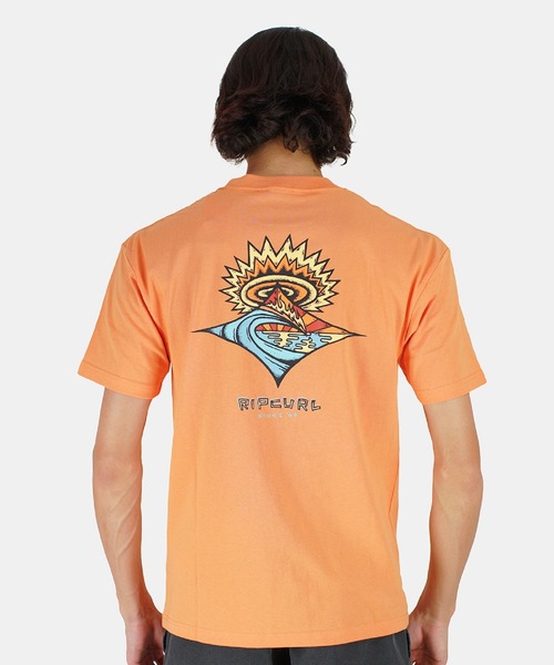 rip curl(リップカール)の「【RIP CURL リップカール】バックプリント半袖Tシャツ / ユニセックス(Tシャツ/カットソー・メンズ・ホワイト/ブラック/オレンジ・MEDIUM/LARGE)」の3枚目の写真