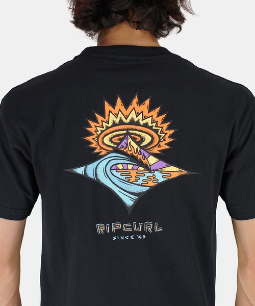 オープニング大放出セール Rip Curl リップカール バックプリント半袖tシャツ ユニセックス 再値下げ Megafriochile Cl
