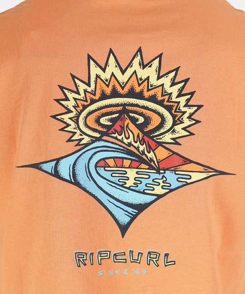 rip curl(リップカール)の「【RIP CURL リップカール】バックプリント半袖Tシャツ / ユニセックス(Tシャツ/カットソー・メンズ・ホワイト/ブラック/オレンジ・MEDIUM/LARGE)」の5枚目の写真