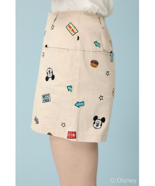 Disney SERIES CREATED by MOUSSY タイトスカート Disney SERIES CREATED by MOUSSY タイトスカート