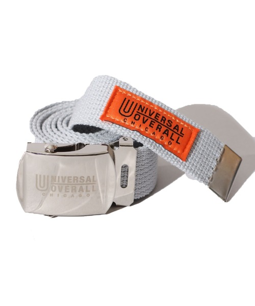 UNIVERSAL OVERALL(ユニバーサルオーバーオール)の「UNIVERSAL OVERALL/ユニバーサルオーバーオール 32mmUVGIベルト ガチャベルト(ベルト・メンズ・ブラック/ネイビー/グレー/オフホワイト/ブルー/グリーン/マスタード・ONE SIZE)」の4枚目の写真