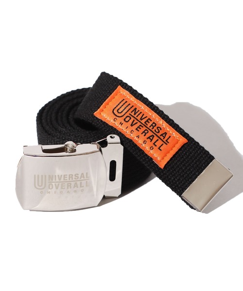 UNIVERSAL OVERALL(ユニバーサルオーバーオール)の「UNIVERSAL OVERALL/ユニバーサルオーバーオール 32mmUVGIベルト ガチャベルト(ベルト・メンズ・ブラック/ネイビー/グレー/オフホワイト/ブルー/グリーン/マスタード・ONE SIZE)」の3枚目の写真