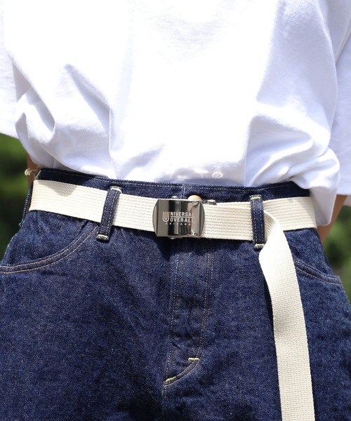 UNIVERSAL OVERALL(ユニバーサルオーバーオール)の「UNIVERSAL OVERALL/ユニバーサルオーバーオール 32mmUVGIベルト ガチャベルト(ベルト・メンズ・ブラック/ネイビー/グレー/オフホワイト/ブルー/グリーン/マスタード・ONE SIZE)」の12枚目の写真
