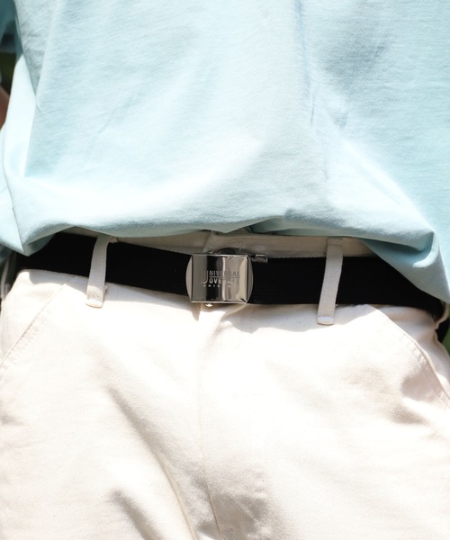 UNIVERSAL OVERALL(ユニバーサルオーバーオール)の「UNIVERSAL OVERALL/ユニバーサルオーバーオール 32mmUVGIベルト ガチャベルト(ベルト・メンズ・ブラック/ネイビー/グレー/オフホワイト/ブルー/グリーン/マスタード・ONE SIZE)」の14枚目の写真