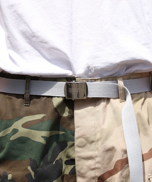 UNIVERSAL OVERALL(ユニバーサルオーバーオール)の「UNIVERSAL OVERALL/ユニバーサルオーバーオール 32mmUVGIベルト ガチャベルト(ベルト・メンズ・ブラック/ネイビー/グレー/オフホワイト/ブルー/グリーン/マスタード・ONE SIZE)」の17枚目の写真