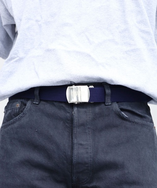 UNIVERSAL OVERALL(ユニバーサルオーバーオール)の「UNIVERSAL OVERALL/ユニバーサルオーバーオール 32mmUVGIベルト ガチャベルト(ベルト・メンズ・ブラック/ネイビー/グレー/オフホワイト/ブルー/グリーン/マスタード・ONE SIZE)」の20枚目の写真