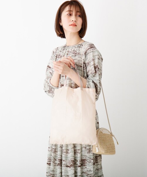 AG by aquagirl（エージーバイアクアガール）の「◆PPシェル型ミニショルダー（ショルダーバッグ・レディース・ブラック/オフホワイト/キャメル・00）」の2枚目の写真