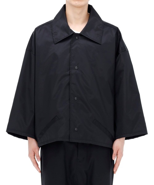 MIDWEST（ミッドウエスト）の「ANREALAGE×VISION STREET WEAR ズームアップコーチジャケット（ブルゾン・メンズ・ブラック・MEDIUM）」の5枚目の写真