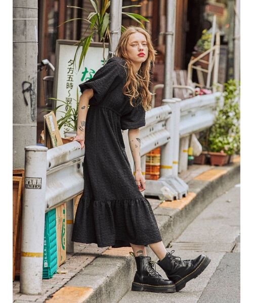 jouetie（ジュエティ）の「バックオープンワンピース（ワンピース・レディース・ブラック/オレンジ/その他1/その他2・MEDIUM）」の21枚目の写真