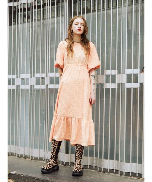 jouetie（ジュエティ）の「バックオープンワンピース（ワンピース・レディース・ブラック/オレンジ/その他1/その他2・MEDIUM）」の9枚目の写真