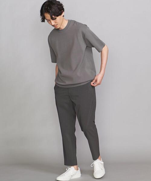 BEAUTY&YOUTH UNITED ARROWS(ビューティーアンドユースユナイテッドアローズ)の「BY KOMATSU クリスピー ワイド テーパード アンクルパンツ 【セットアップ対応】(その他パンツ・メンズ・ベージュ/ダークグレー・SMALL/MEDIUM/LARGE/X-LARGE)」の4枚目の写真