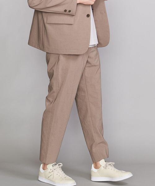 BEAUTY&YOUTH UNITED ARROWS(ビューティーアンドユースユナイテッドアローズ)の「BY KOMATSU クリスピー ワイド テーパード アンクルパンツ 【セットアップ対応】(その他パンツ・メンズ・ベージュ/ダークグレー・SMALL/MEDIUM/LARGE/X-LARGE)」の10枚目の写真