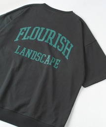 カレッジロゴ USA コットン バックプリントTシャツ/ オーバーサイズ