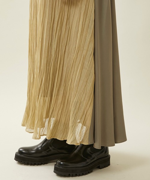 city（シティ）の「【CITY】リネンワッシャープリーツワンピース（ワンピース・レディース・ベージュ/ブラック・2/1）」の13枚目の写真