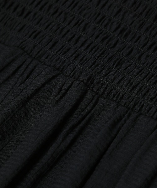 ADAM ET ROPE'（アダムエロペ）の「【WEB限定】シアーフリルスリーブシャーリングシャツ（シャツ/ブラウス・レディース・ブラック/ホワイト/サックスブルー・FREE）」の14枚目の写真