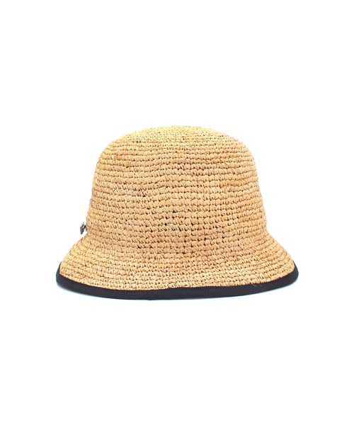 MANIERA（マニエラ）の「ラフィアコマ編みバケットハット（ハット・レディース・ベージュ/ネイビー・FREE）」の20枚目の写真