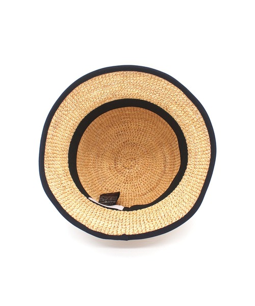MANIERA（マニエラ）の「ラフィアコマ編みバケットハット（ハット・レディース・ベージュ/ネイビー・FREE）」の19枚目の写真