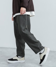 テックリネン テーパード イージーアンクルシェフパンツ 速乾 しわ防止 洗濯可能