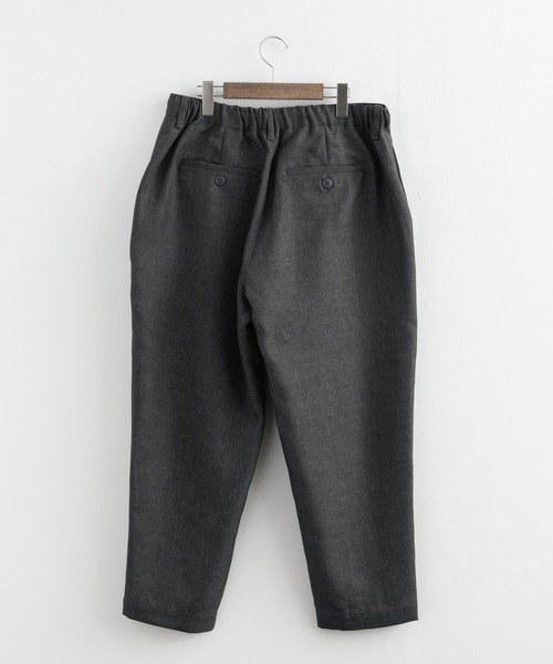 Rocky Monroe（ロッキーモンロー）の「テックリネン テーパード イージーアンクルシェフパンツ 速乾 しわ防止 洗濯可能（スラックス・メンズ・ブラック/ベージュ・L/XL/M）」の17枚目の写真