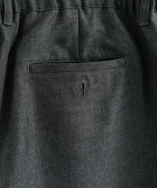 Rocky Monroe（ロッキーモンロー）の「テックリネン テーパード イージーアンクルシェフパンツ 速乾 しわ防止 洗濯可能（スラックス・メンズ・ブラック/ベージュ・L/XL/M）」の19枚目の写真