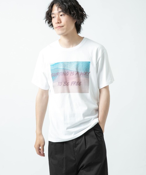 ITEMS URBANRESEARCH（アイテムズ アーバンリサーチ）の「サーフフォトプリント Tシャツ（Tシャツ/カットソー・メンズ・その他2/その他4/その他1/その他3・MEDIUM/LARGE）」の6枚目の写真