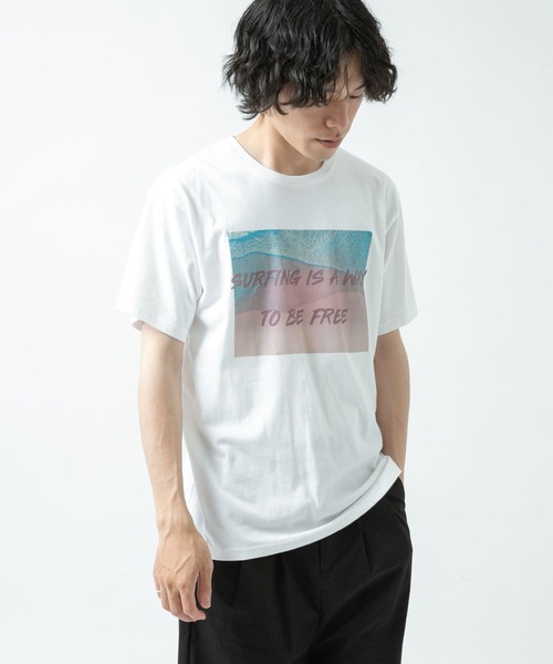 ITEMS URBANRESEARCH（アイテムズ アーバンリサーチ）の「サーフフォトプリント Tシャツ（Tシャツ/カットソー・メンズ・その他2/その他4/その他1/その他3・MEDIUM/LARGE）」の9枚目の写真