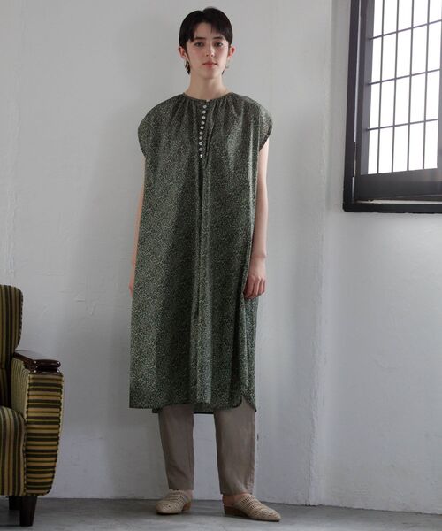 Liberty Print Print トップス 3 3 フレンチワンピース シャツ ブラウス Nimes ニーム のファッション