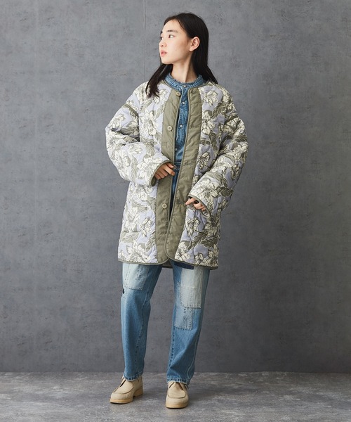 TOBILA(トビラ)の「12ozデニム リメイク風 パンツ(デニムパンツ・レディース・インディゴブルー/ライトブルー・S/M)」の6枚目の写真