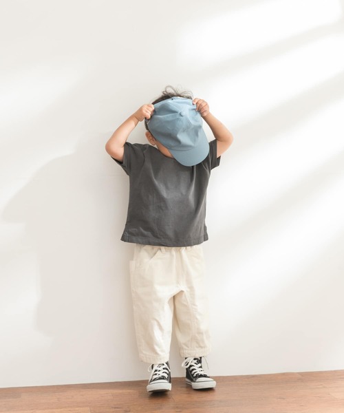 FORK&SPOON（フォークアンドスプーン）の「FORK&SPOON　ガーメントダイカットソー(KIDS)（Tシャツ/カットソー・キッズ・チャコールグレー/アイボリー・90/120/105/135）」の5枚目の写真