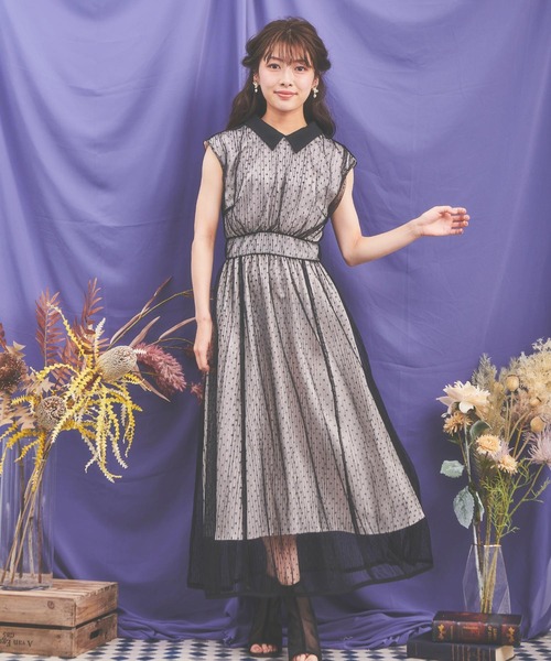 NOELA（ノエラ）の「2WAYパターンワンピース（ワンピース・レディース・オフホワイト/ベージュ/その他1・M/S）」の14枚目の写真