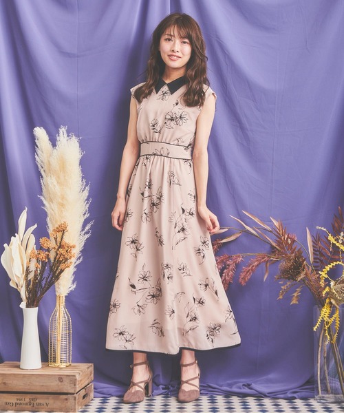 NOELA（ノエラ）の「2WAYパターンワンピース（ワンピース・レディース・オフホワイト/ベージュ/その他1・M/S）」の8枚目の写真