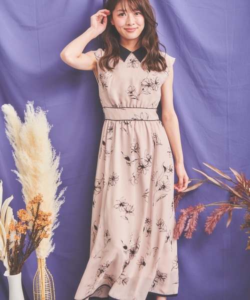 NOELA（ノエラ）の「2WAYパターンワンピース（ワンピース・レディース・オフホワイト/ベージュ/その他1・M/S）」の10枚目の写真