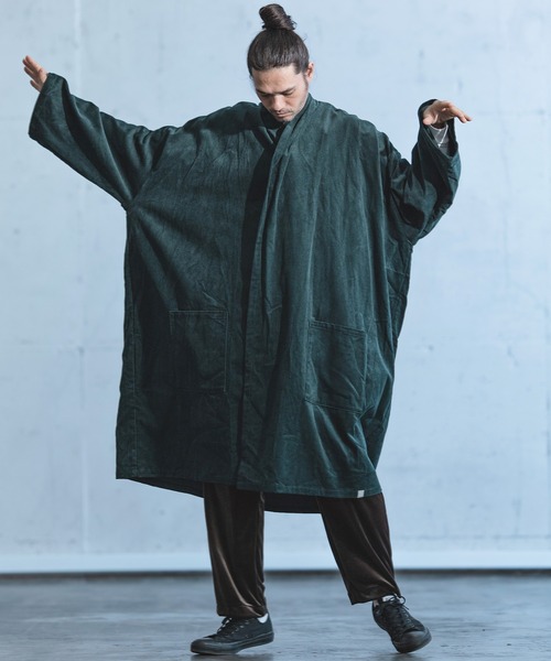 mj8044-8W Corduroy Over Size Gown (MADE IN JAPAN) ガウン mj8044-8W Corduroy Over Size Gown (MADE IN JAPAN) ガウン