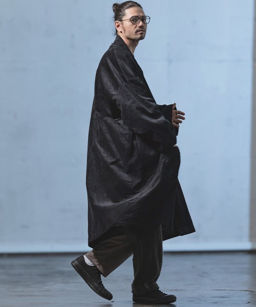 mj8044-8W Corduroy Over Size Gown (MADE IN JAPAN) ガウン mj8044-8W Corduroy Over Size Gown (MADE IN JAPAN) ガウン