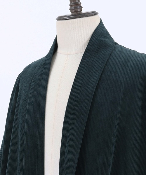 mj8044-8W Corduroy Over Size Gown (MADE IN JAPAN) ガウン mj8044-8W Corduroy Over Size Gown (MADE IN JAPAN) ガウン