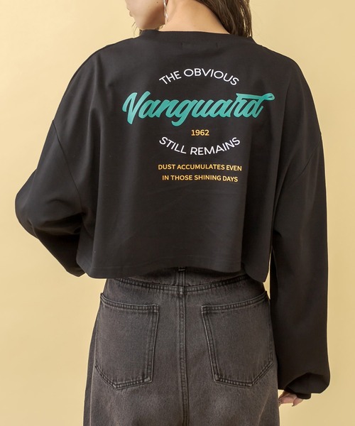 RASVOA(ラスボア)の「VanguardクロップドロンT(Tシャツ/カットソー・レディース・ブラック/オフホワイト/ブルー・FREE)」の20枚目の写真