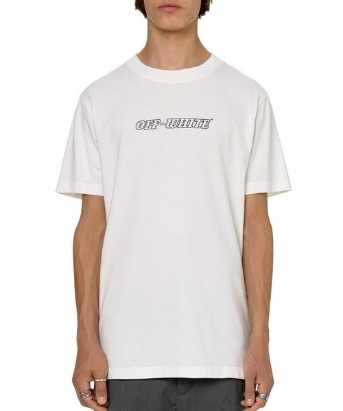 off white(オフホワイト)の「OFF WHITE (オフ ホワイト) PASCAL オーバーサイズプリントTシャツ(Tシャツ/カットソー・メンズ・ホワイト/レッド・XS/S/M)」の5枚目の写真
