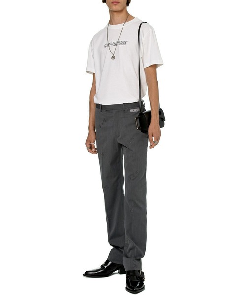 off white(オフホワイト)の「OFF WHITE (オフ ホワイト) PASCAL オーバーサイズプリントTシャツ(Tシャツ/カットソー・メンズ・ホワイト/レッド・XS/S/M)」の8枚目の写真