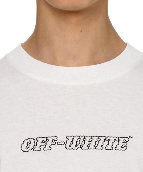 off white(オフホワイト)の「OFF WHITE (オフ ホワイト) PASCAL オーバーサイズプリントTシャツ(Tシャツ/カットソー・メンズ・ホワイト/レッド・XS/S/M)」の13枚目の写真