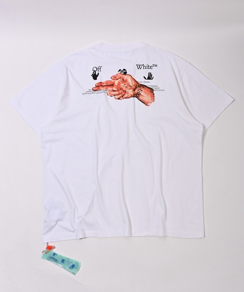 off white(オフホワイト)の「OFF WHITE (オフ ホワイト) PASCAL オーバーサイズプリントTシャツ(Tシャツ/カットソー・メンズ・ホワイト/レッド・XS/S/M)」の18枚目の写真